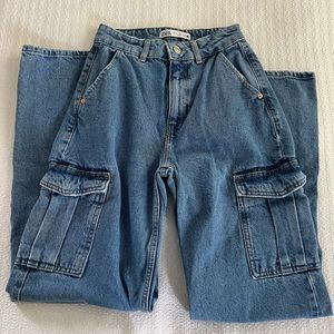 Zara Cargo Jeans